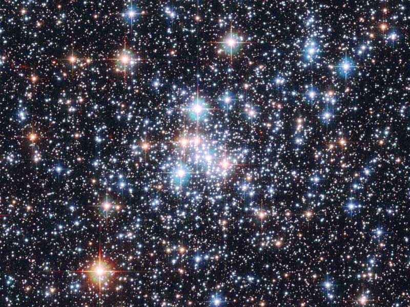 APOD: Open Cluster NGC 290: A Stellar Jewel Box - May 1, 2006