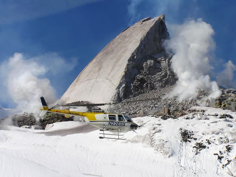 APOD: Rock Slab Growing at Mt. St. Helens Volcano - May 9, 2006