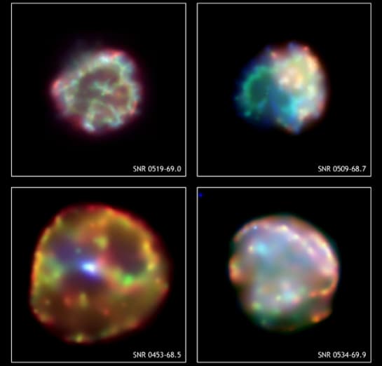 APOD: Four Supernova Remnants - July 28, 2006