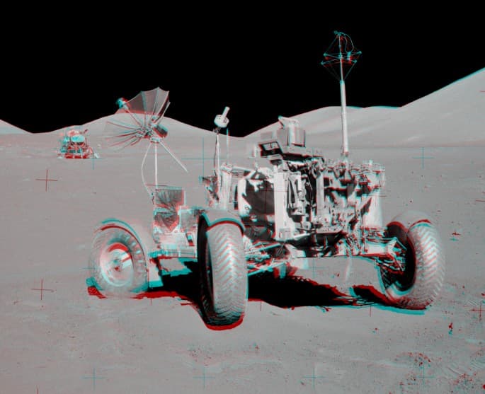 APOD: Apollo 17: VIP Site Anaglyph - August 26, 2006