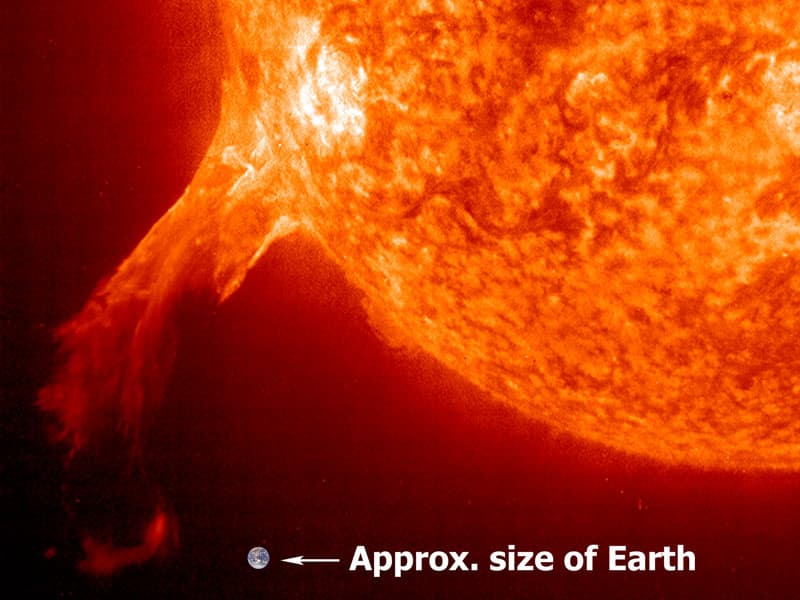 APOD: An Erupting Solar Prominence from SOHO - August 7, 2006