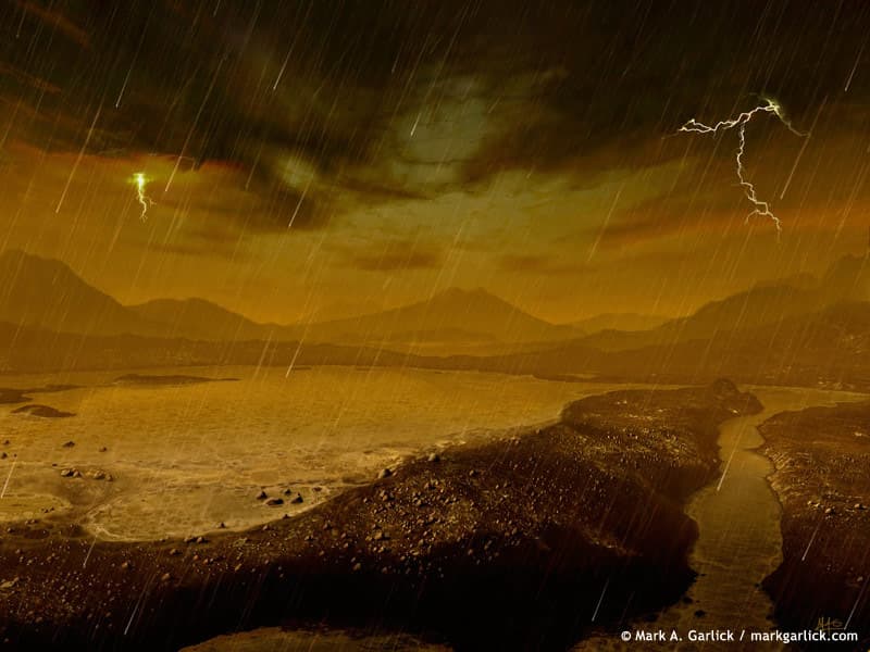 APOD: Methane Rain Possible on Titan - August 2, 2006
