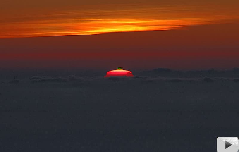APOD: Movie: A Green Flash Over Italy - January 29, 2007