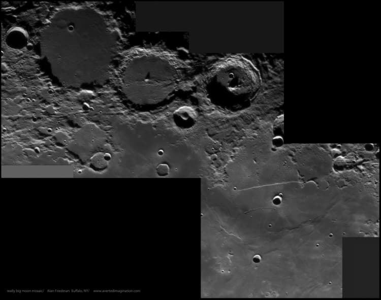 APOD: Ptolemaeus, Alphonsus and Arzachel - February 9, 2007