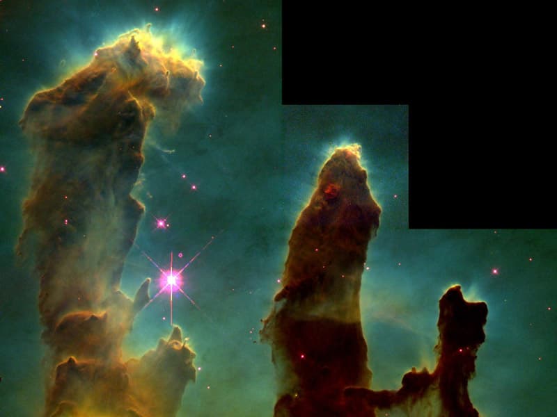 APOD: M16: Pillars of Creation - February 18, 2007