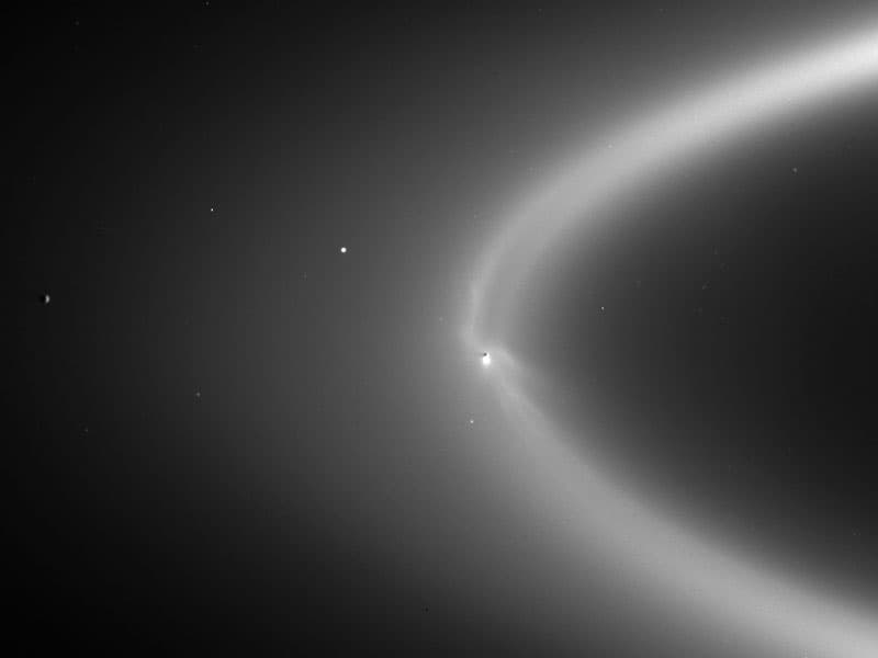 APOD: Enceladus Creates Saturn's E Ring - March 27, 2007