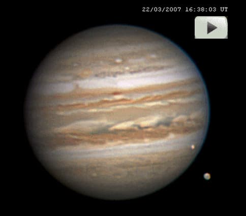 APOD: Jupiter Moon Movie - March 29, 2007