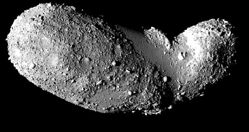 APOD: Smooth Sections of Asteroid Itokawa - April 22, 2007