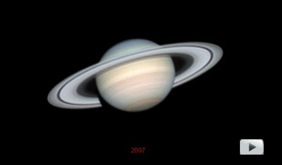 APOD: Four Years of Saturn - April 6, 2007