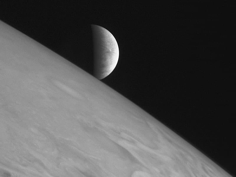 APOD: Europa Rising - May 7, 2007