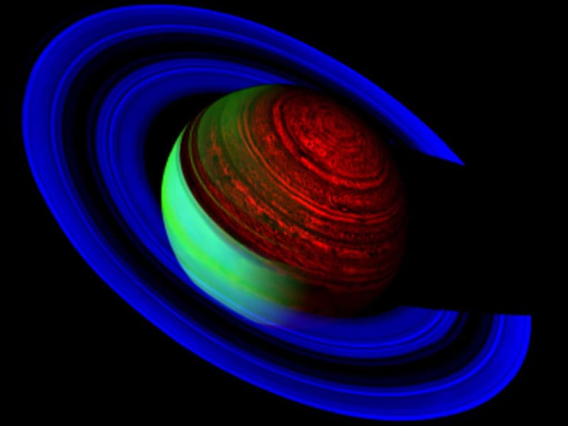 APOD: Neon Saturn - June 27, 2007