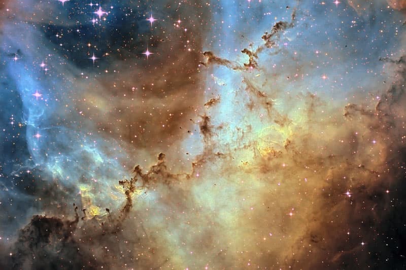 APOD: Dust Sculptures in the Rosette Nebula - June 6, 2007