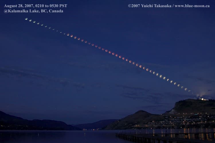 NASA APOD September 1, 2007: Kalamalka Lake Eclipse
