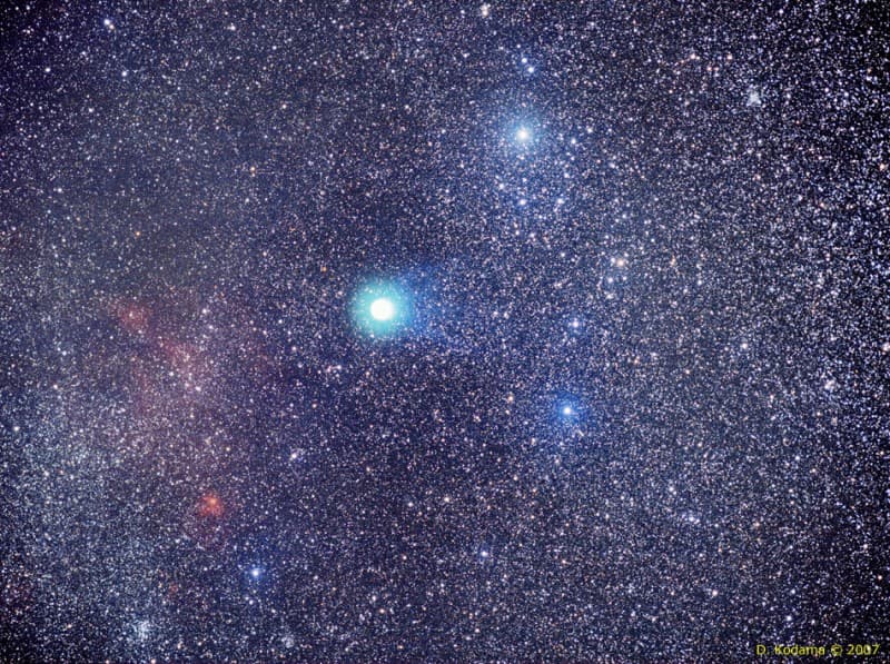 APOD: Skyscape with Comet Holmes - November 9, 2007