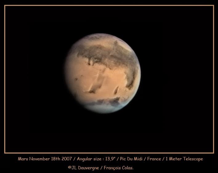 APOD: Mars in View - December 6, 2007