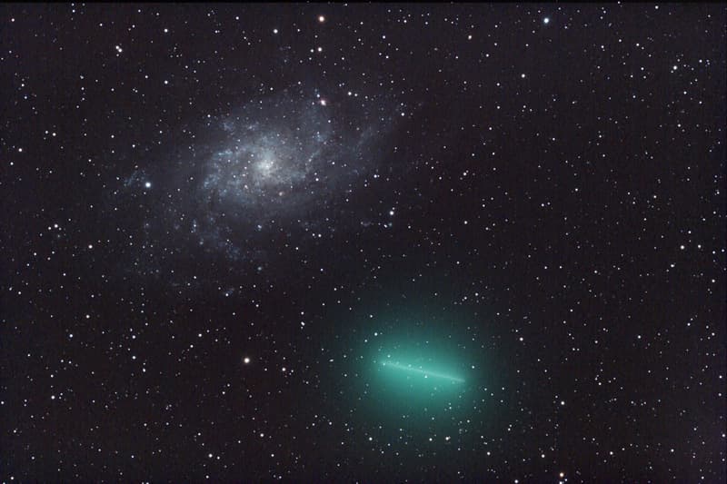 APOD: A Galaxy is not a Comet - January 2, 2008