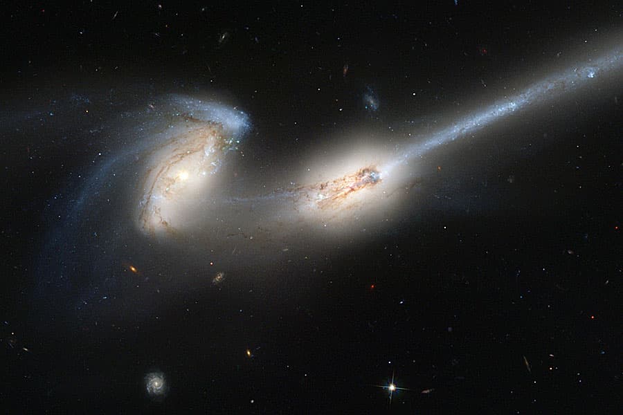 APOD: NGC 4676: When Mice Collide - February 24, 2008