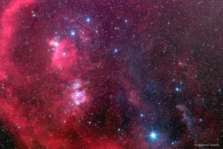 APOD: Southern Orion: From Belt to Witch - April 8, 2008