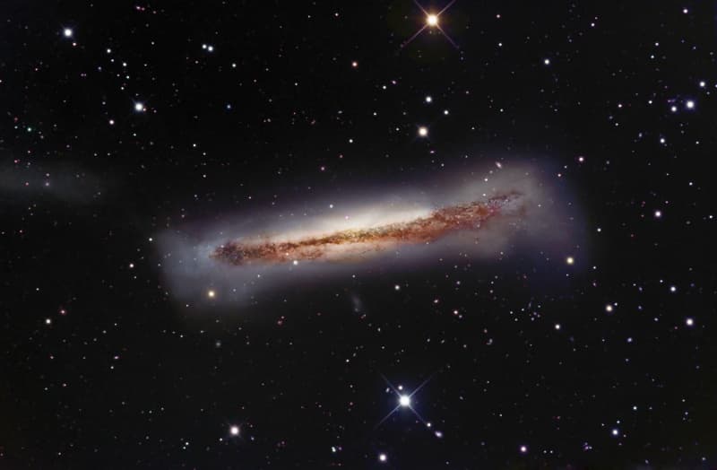 APOD: Sideways Galaxy NGC 3628 - May 15, 2008