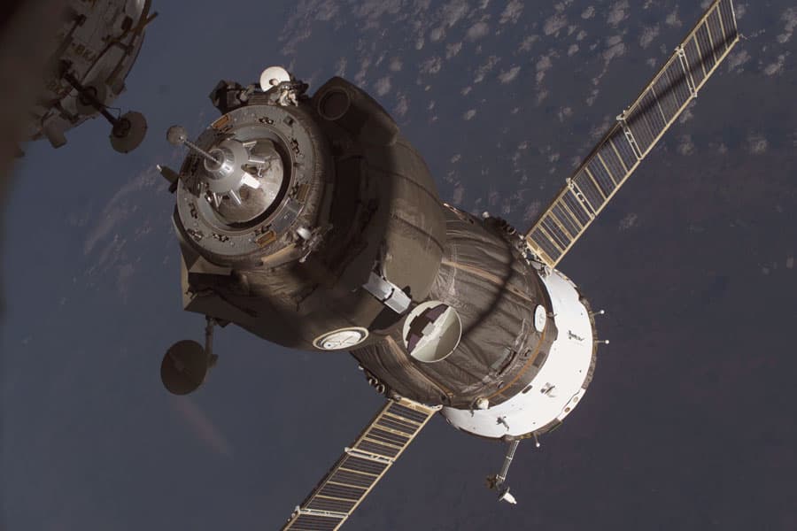 APOD: A Supply Ship Docks with the International Space Station - May 14, 2008