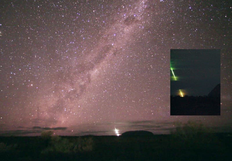 APOD: Fireball at Ayers Rock - June 28, 2008