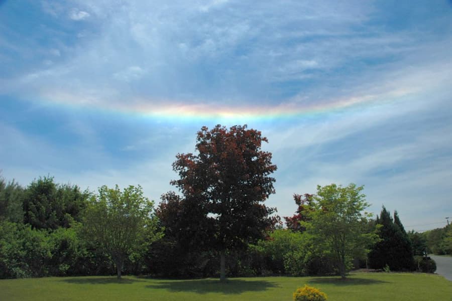 APOD: A Fire Rainbow Over New Jersey - June 10, 2008
