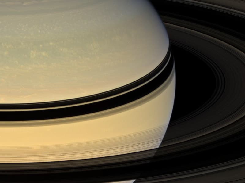 APOD: Saturn's Rings from the Other Side - June 9, 2008