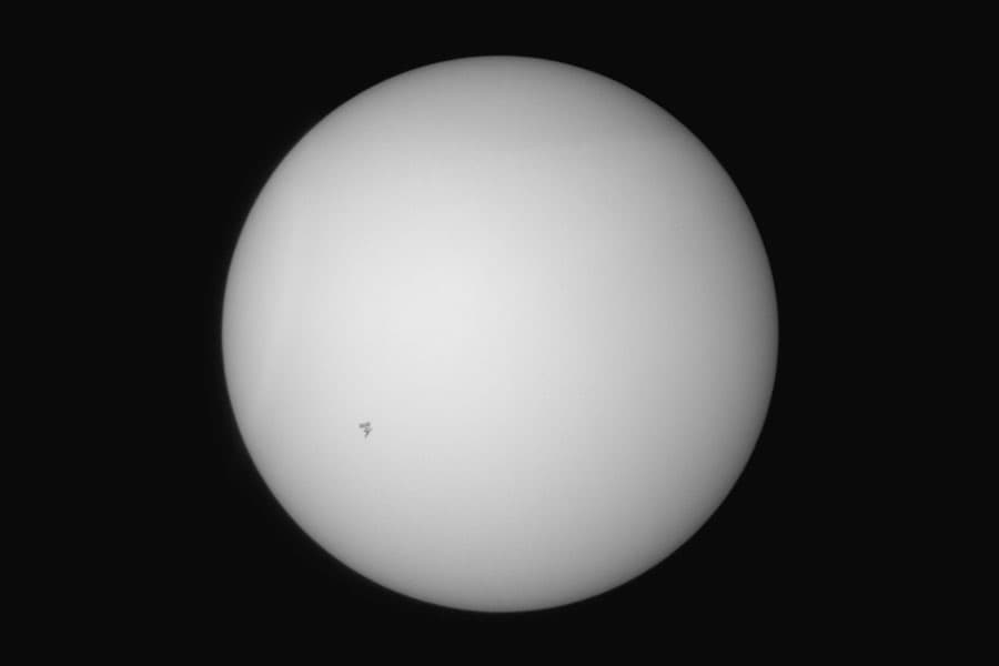 APOD: The International Space Station Transits the Sun - July 30, 2008