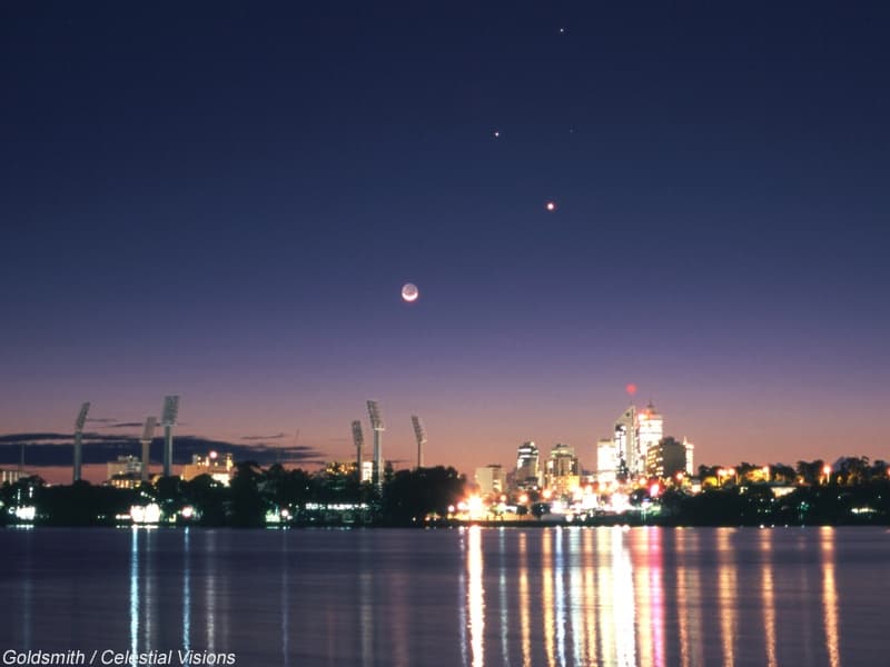 APOD: Planets over Perth - September 12, 2008