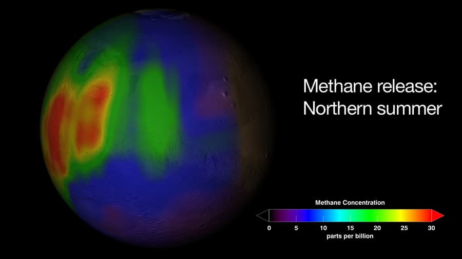 APOD: Methane Discovered in the Atmosphere of Mars - January 19, 2009