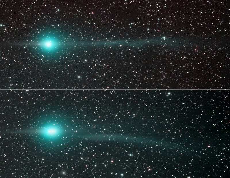 APOD: Comet Lulin Tails - February 7, 2009