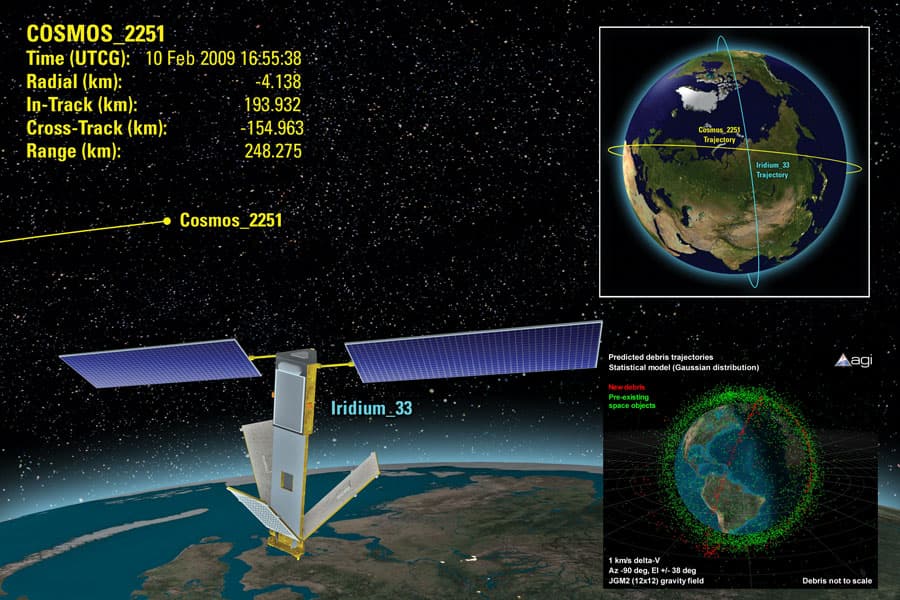 NASA APOD February 18, 2009: Satellites Collide in Low Earth Orbit