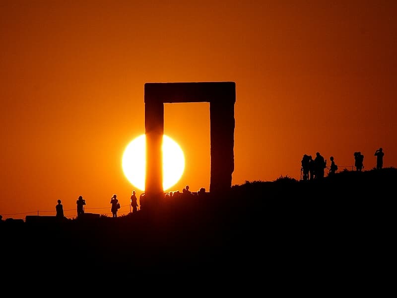 APOD: Sunset at the Portara - March 20, 2009