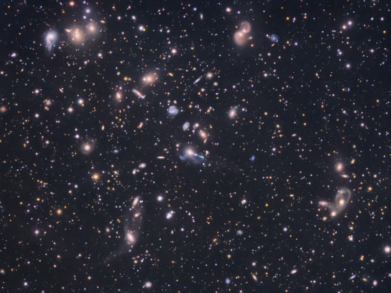 APOD: The Hercules Cluster of Galaxies - July 16, 2009