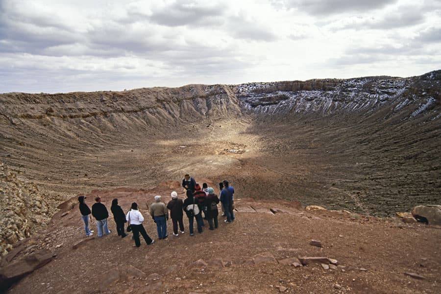 APOD: Inside Barringer Meteor Crater - August 11, 2009