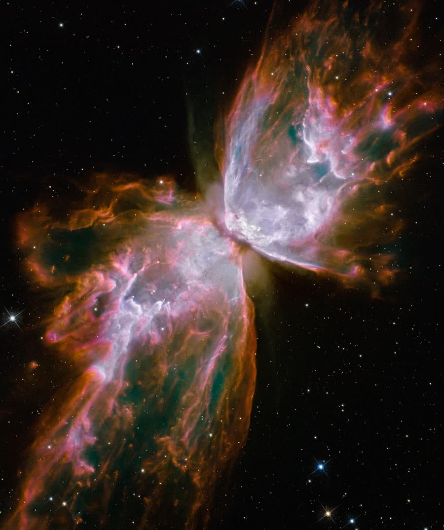 APOD: The Butterfly Nebula from Upgraded Hubble - September 10, 2009