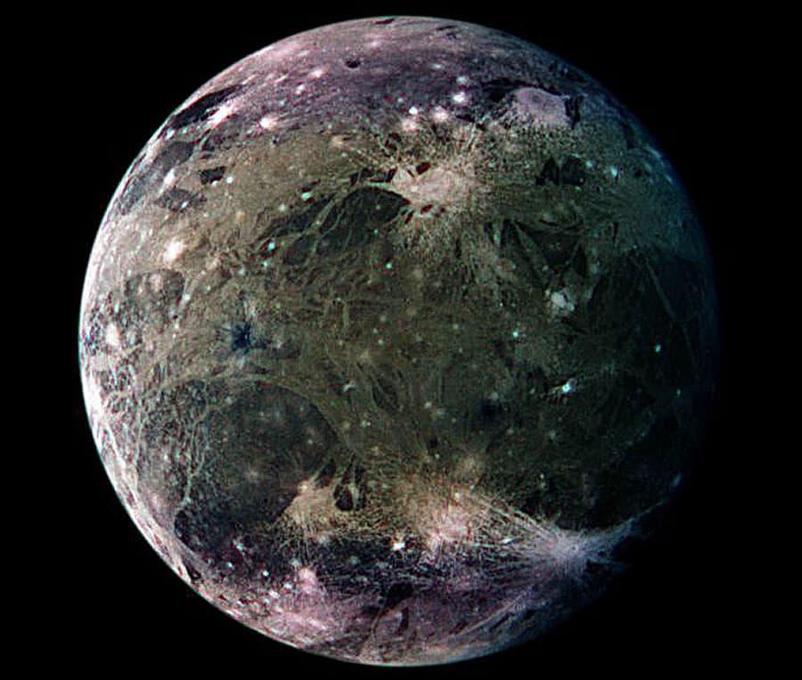 APOD: Ganymede Enhanced - September 20, 2009