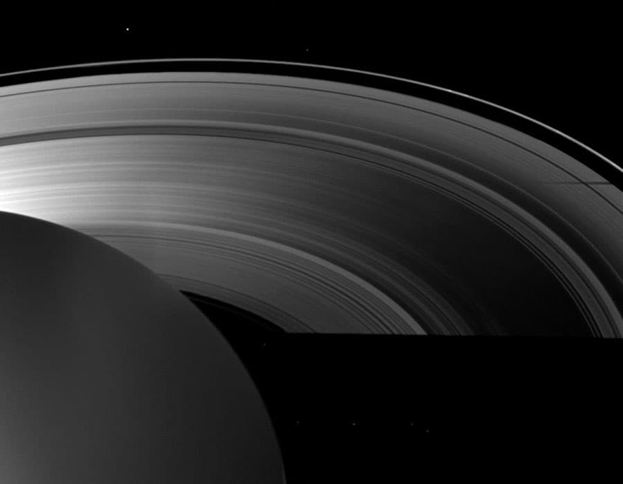APOD: Shadows of Saturn at Equinox - September 1, 2009