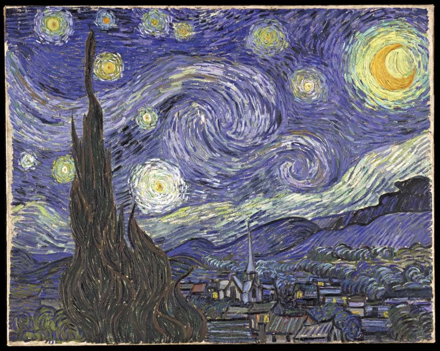 NASA APOD October 11, 2009: Starry Night by Vincent van Gogh