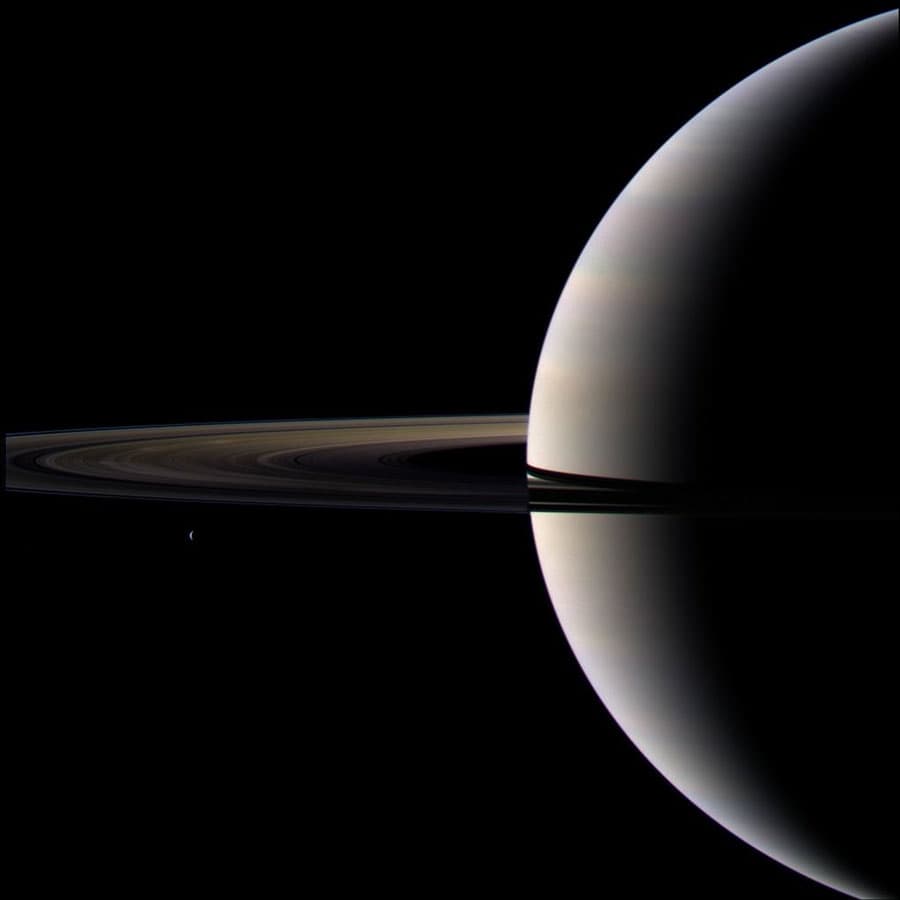 APOD: Saturn After Equinox - November 10, 2009