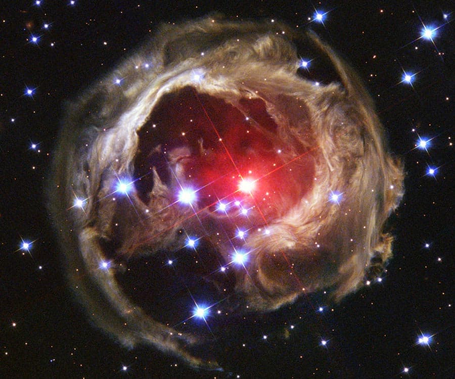 APOD: Light Echoes from V838 Mon - November 22, 2009