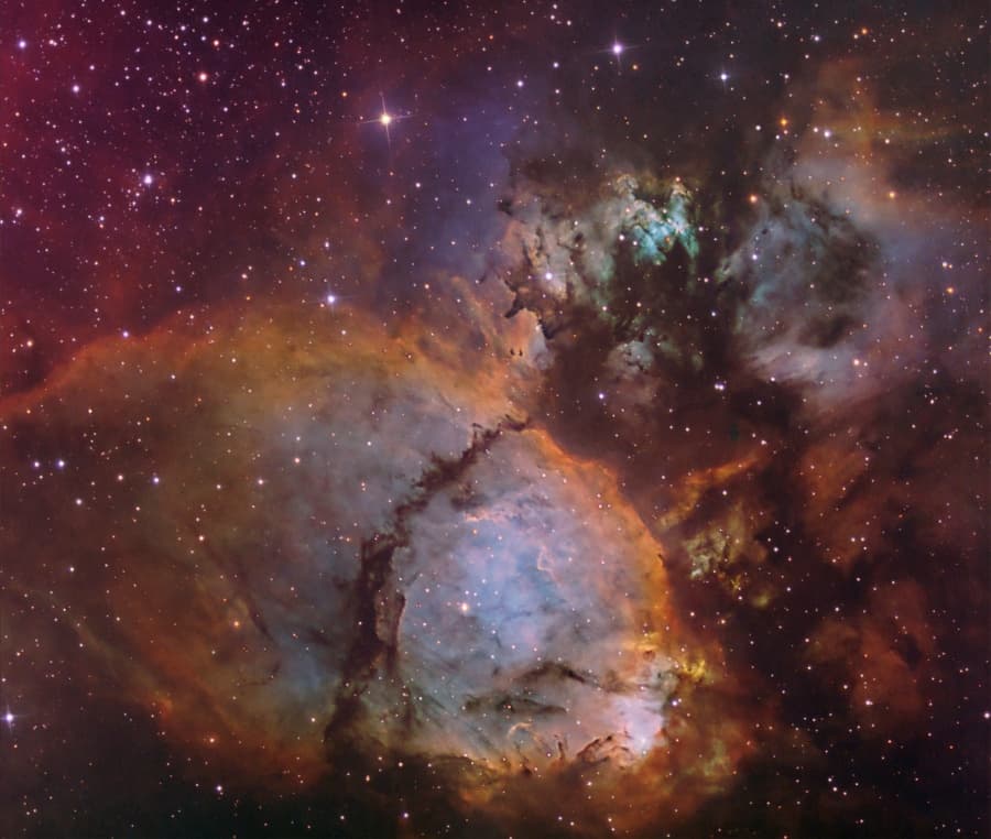 APOD: The Colors of IC 1795 - December 10, 2009