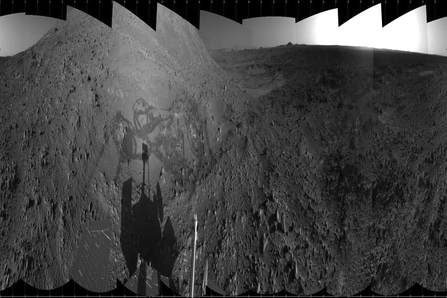 NASA APOD March 7, 2010: Spirit Rover at Engineering Flats on Mars