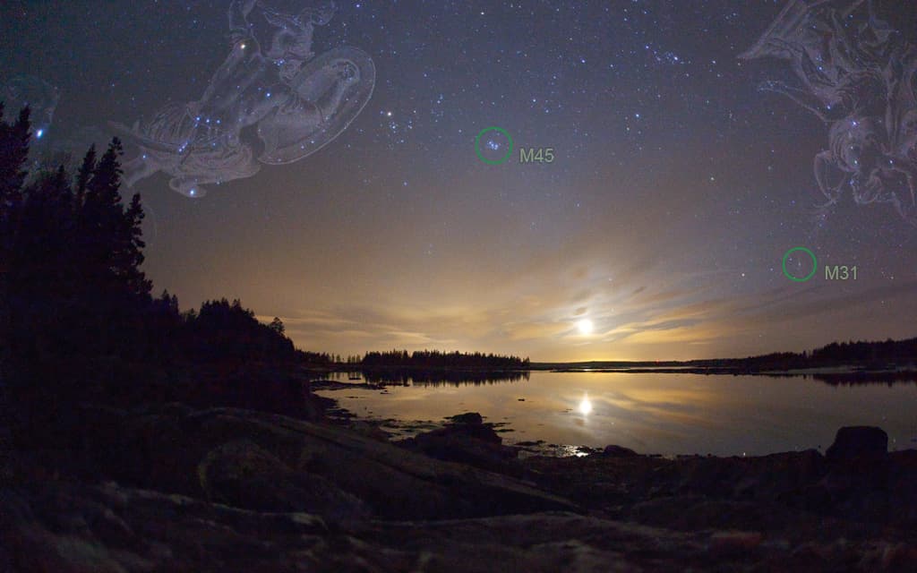 APOD: Moonset Over Pleasant Bay - March 29, 2010