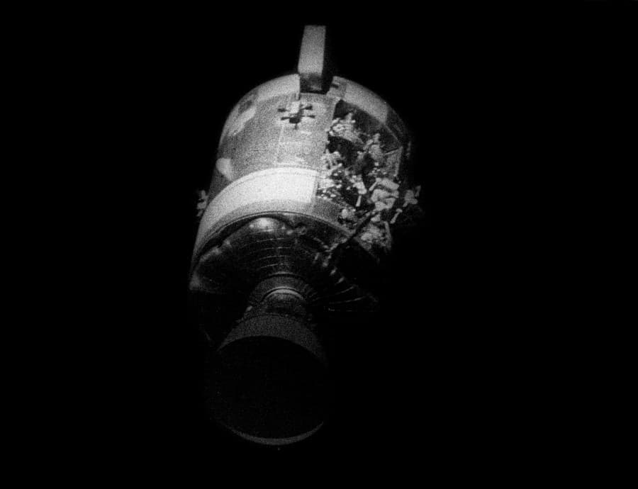 APOD: Damage to Apollo 13 - April 17, 2010
