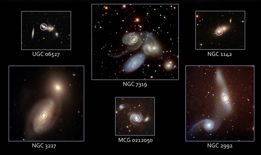 APOD: Black Holes in Merging Galaxies - May 29, 2010