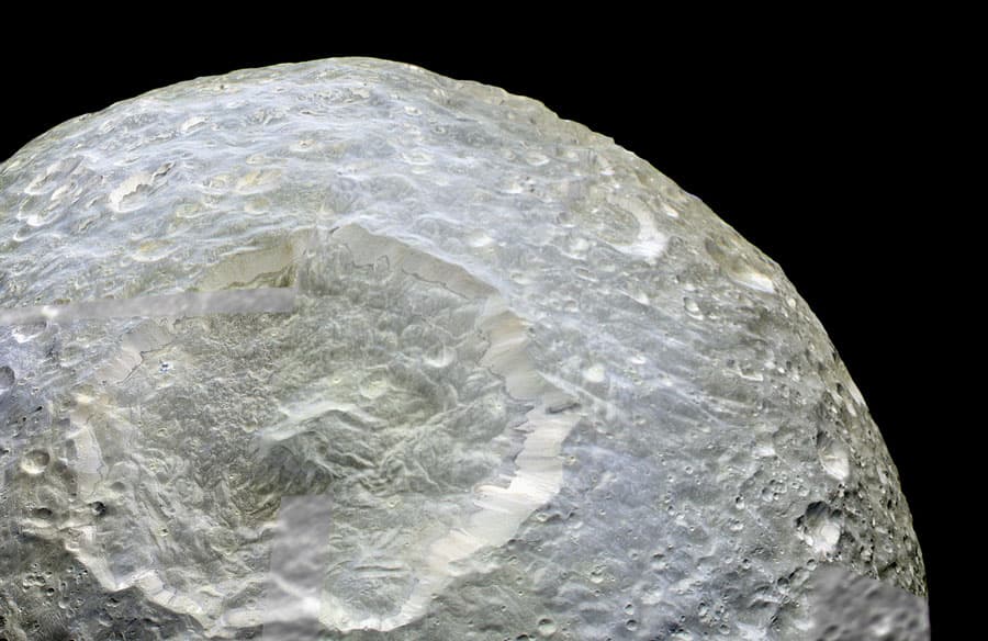 APOD: Herschel Crater on Mimas of Saturn - May 11, 2010