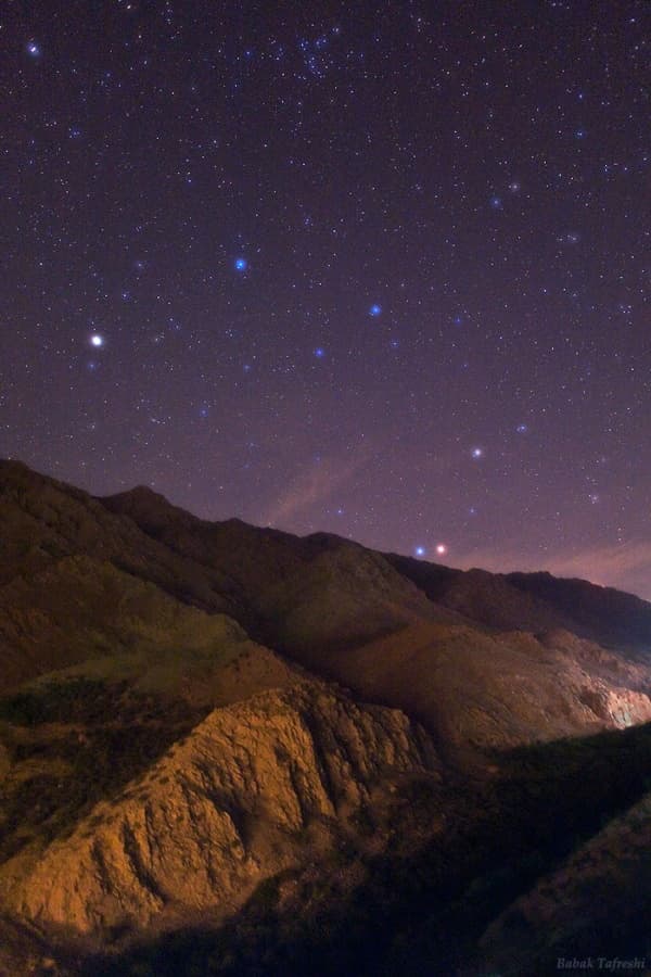 APOD: Regulus and the Red Planet - June 10, 2010
