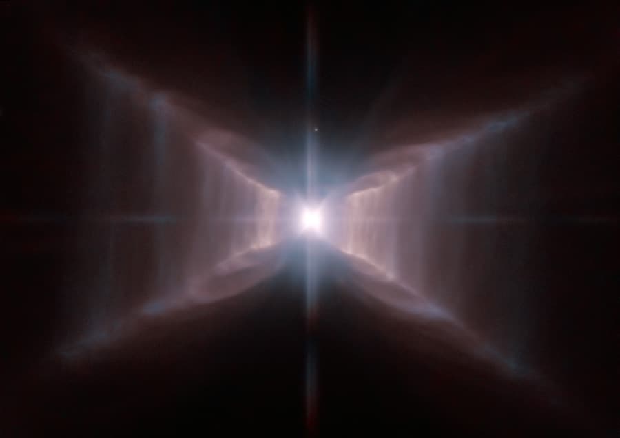 NASA APOD June 14, 2010: The Red Rectangle Nebula from Hubble