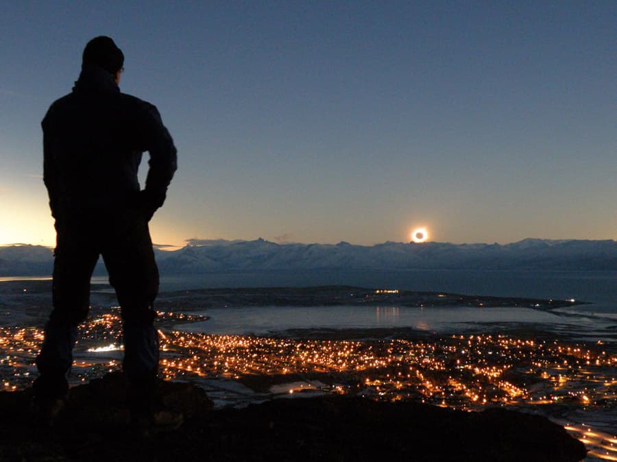 APOD: Andes Sunset Eclipse - July 15, 2010